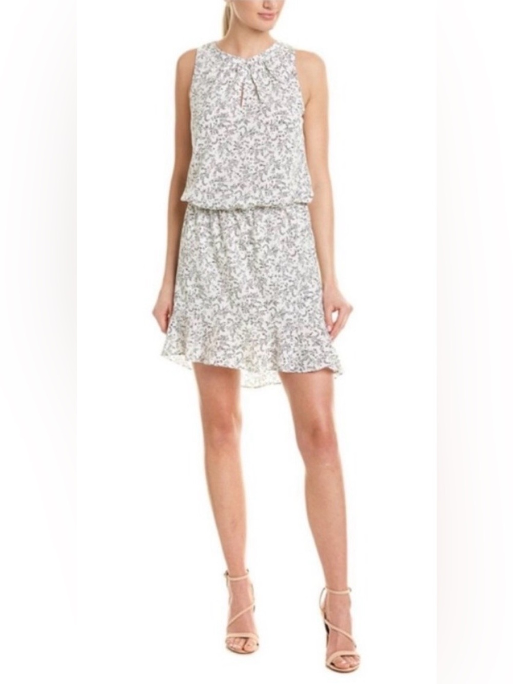 Joie White Floral Dress